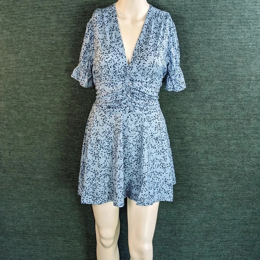 Polo Bonetta Blue on Blue Mini-Dress NWT